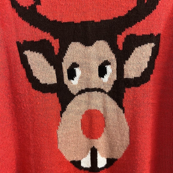 Tipsy Elves Reindeer Sweater Dress - Picture 3 of 4